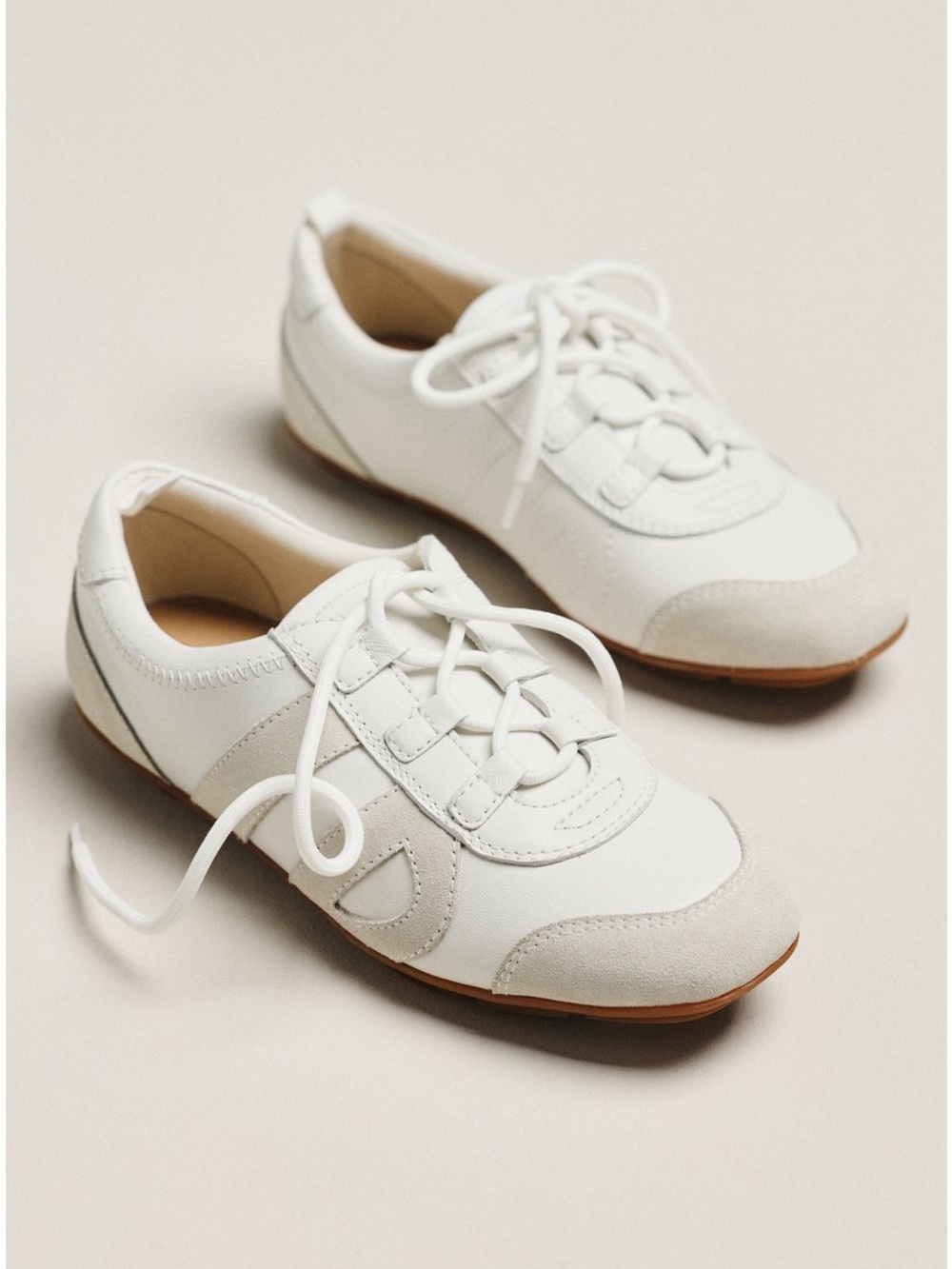 NWT Silent D Luna White Leather Sneakers Size 36 / 5-5.5